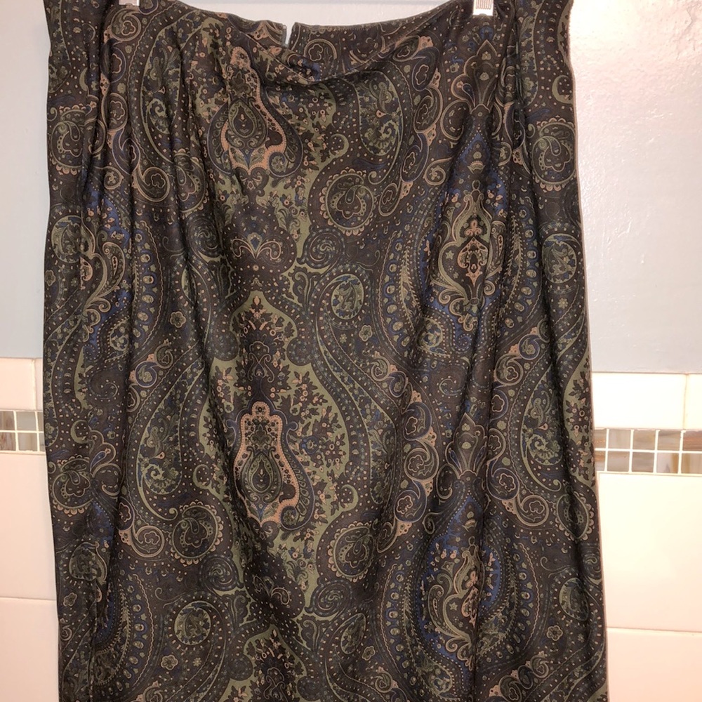 Womens Briggs paisley skirt size 22W
